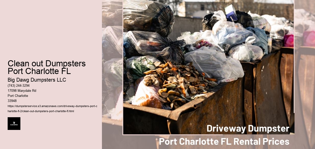 Clean out Dumpsters Port Charlotte FL