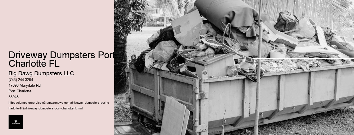 Driveway Dumpsters Port Charlotte FL