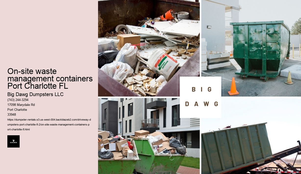 Clean out Dumpsters
