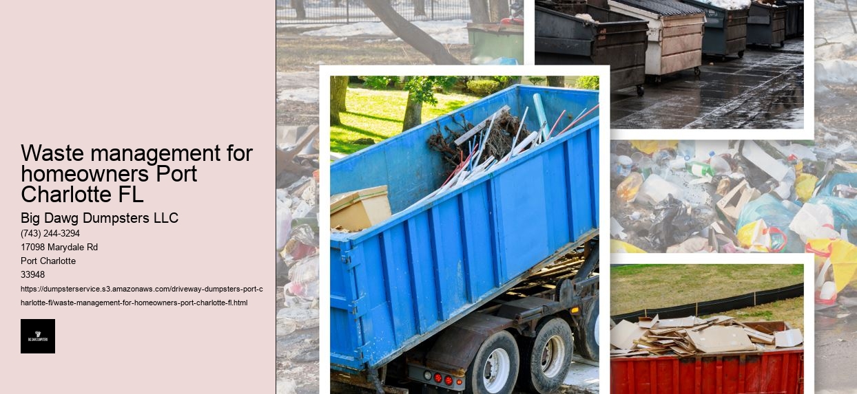 Waste management for homeowners Port Charlotte FL