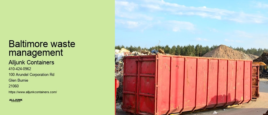 Waste management Baltimore MD