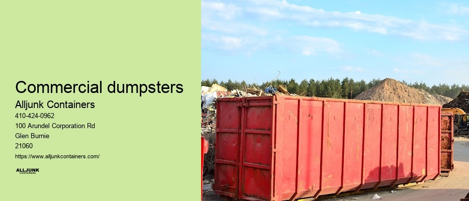 Baltimore county dumpster rental