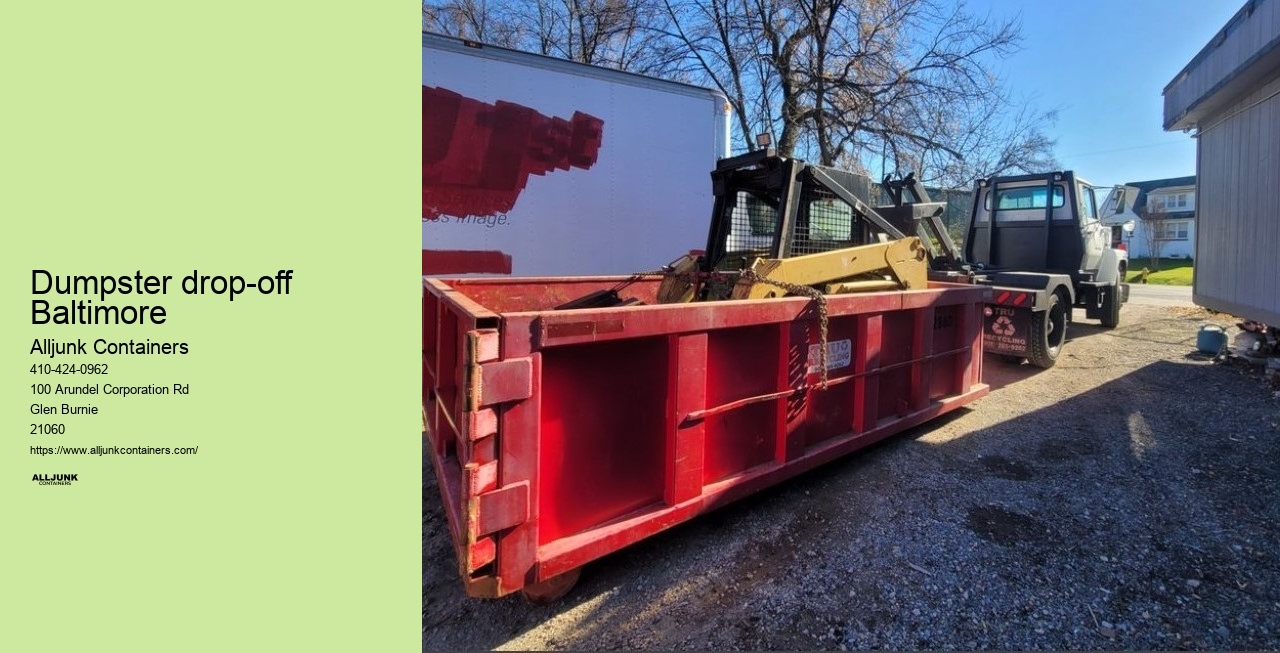 Trash container rental
