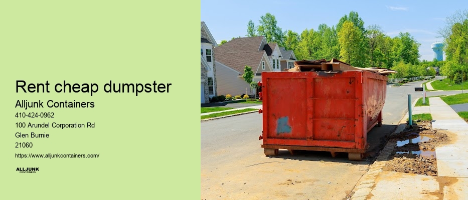 Dumpster rental Baltimore MD