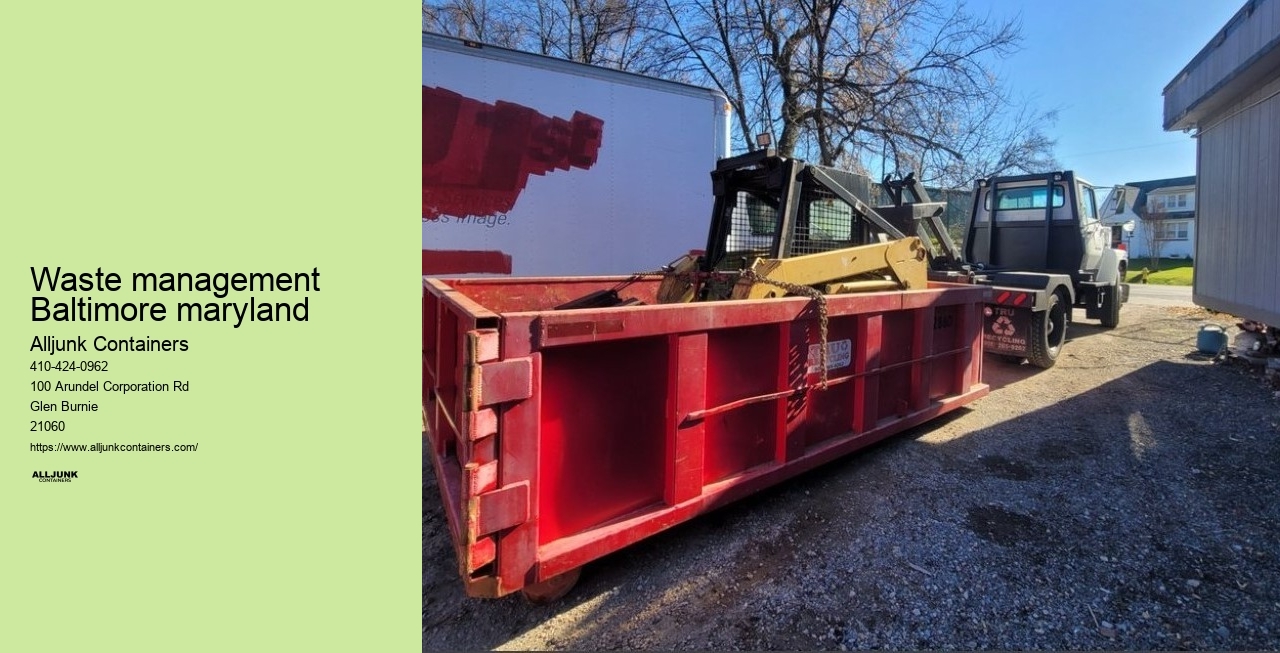 Dumpster rental near Baltimore MD