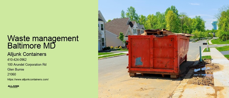Waste management Baltimore county